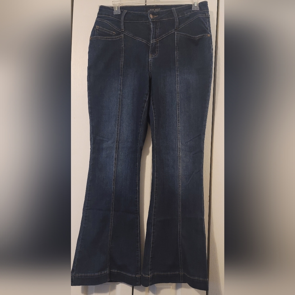 Judy Blue High Rise 14W Front Seam Flare